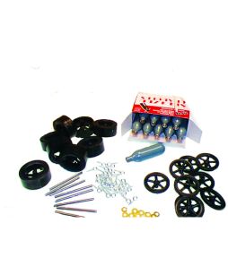 C02 Dragster 50 Student Class Pack WITHOUT wood - Cat# 19-5422