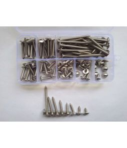 Assorted Round Head Screws - 90 pc - Cat# 19-54RHSC