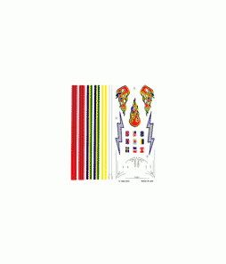 Stripes & Flames - Cat# 19-P307