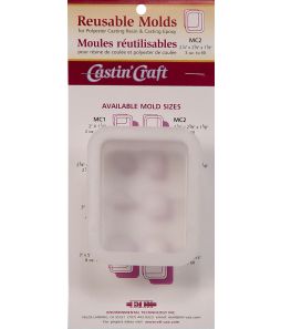 Casting Resin Mould 2 1/4" x 2 5/8"  X 1 1/8" - Cat# 52-43842