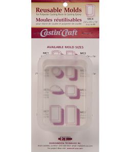 Casting Resin Mould 2 1/8" x 3 1/4" x 1 1/8" Deep - Cat# 52-43869