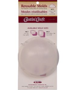 Casting Resin Mould  3" x 1 3/8" Dome - Cat# 52-43877