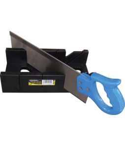 12" Plastic Mitre Box with Back saw - Cat# 50-234