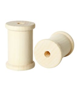 Wooden Spools 1.5" x 5/16" hole - 10/pkg - Cat# 70-2685-00