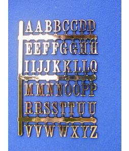 Alphabet Set 1" Gold - 70-3072-00