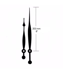 High Torque Hands 8" Black - Cat# 70-M1596