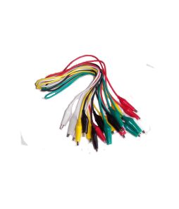 Multi-coloured Alligator Leads - 10/pkg - Cat# 80-3504-00