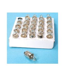 Round MES Screw Type Bulbs - 3.5V - 25/pkg - Cat# 80-3519-00
