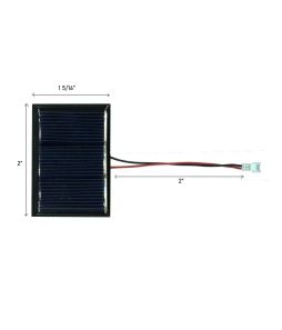 Mini Solar Panel Module 1.5v/167mA - Cat# 80-3568-43