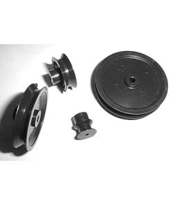 Black Pulleys - 4 Sizes Cat# 80-3580-00 40/pkg