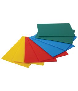 Coroplast Assorted Colours 8.5x11 - 10/pkg - Cat# 805460002X