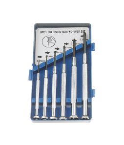 H.E. Master Pro, 6-pc. Precision Screwdriver Set w/Case - Cat# 83-1135-00