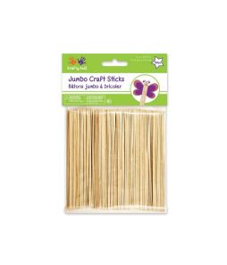 Craftwood 6"x3/4" jumbo natural craft sticks - 50/pkg - Cat# 83-1595-00