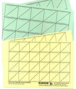 Cardboard Corner Gussets - 8mm 2000/pkg - Cat#83-1709-00