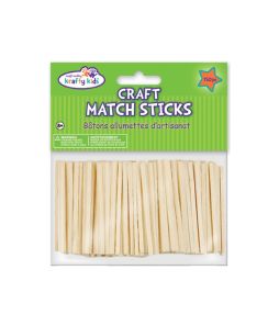 Craftwood 2" natural craft match sticks - 750/pkg - Cat# 83-1825-00