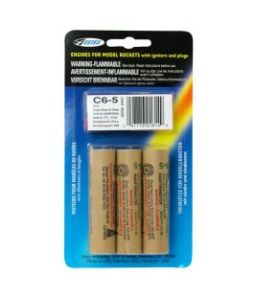 C6-5 Rocket Engines w/Ignitors 3/pkg 99-E6925