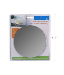 Self-Adhesive Round Mirror - 3/pkg - Cat# B-14-289