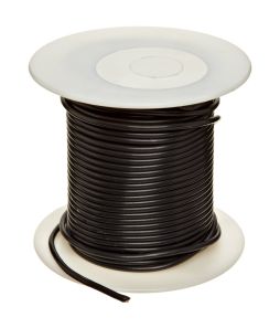 22 AWG Stranded BLACK Wire 25' - Cat# 80-3506X00