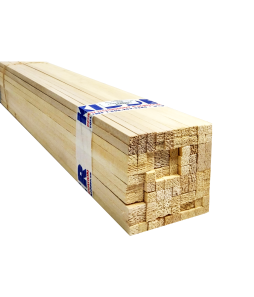 Basswood Strips 10mm x 10mm x 61cm - 100/pkg - Cat# 83-BW1010