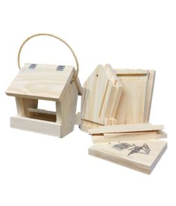 Deluxe Bird Feeder Wood working Kit - Cat# BKT03001EA