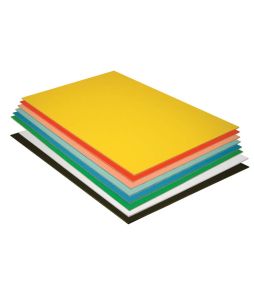 Assorted Foam Board - 20x30x3/16" - 30 sheets assorted colours - Cat# 80-54-1250