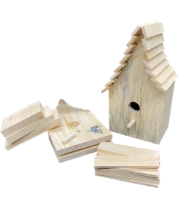 Cottage Birdhouse Wood Working Kit - Cat# BKT01001EA