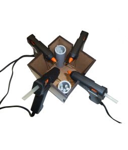 4 SLOT MakerSpace GLUE GUN HOLDER Cat# 83-1159-04 