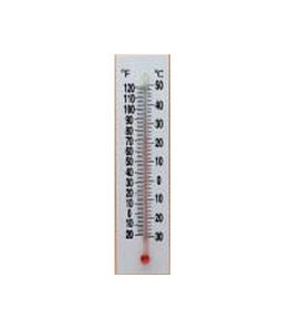 Thermometer Red Alcohol dual scale Plastic Large 	-35 to 50 °C, 41 x 6.5 x 1cm (L x W x T)