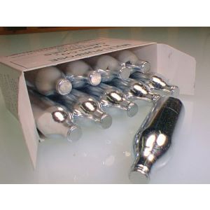 C02 Seltzer Cartridges 8g 100 pcs BULK Cat# 19-54-1018
