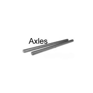 Axles - 2" x 1/8" - 2/pkg - Cat# 19-1523