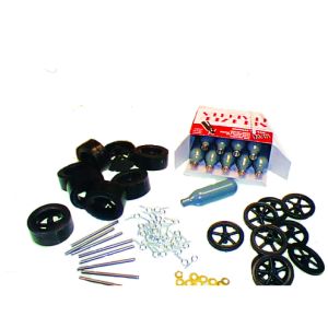 C02 Dragster 50 Student Class Pack WITHOUT wood - Cat# 19-5422