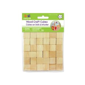 Craftwood 5/8" (15mm) cubes - 36/pkg - Cat# 70-2669-00