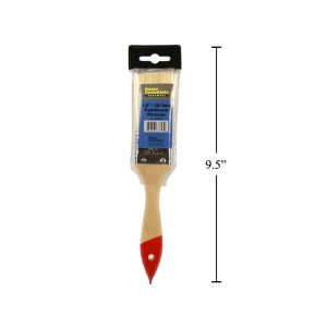 H.E., 1.5" Paint Brush w/ Wooden Handle 6/pkg - Cat# 70-3424-00