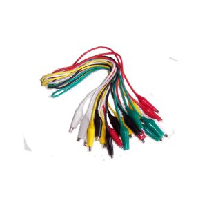Multi-coloured Alligator Leads - 10/pkg - Cat# 80-3504-00