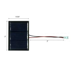 Mini Solar Panel Module 1.5v/167mA - Cat# 80-3568-43