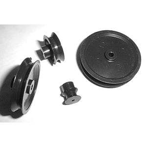 Black Pulleys - 4 Sizes Cat# 80-3580-00 40/pkg