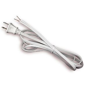 Lamp Cord 6' w/ plug - Cat# 80-4428-WT