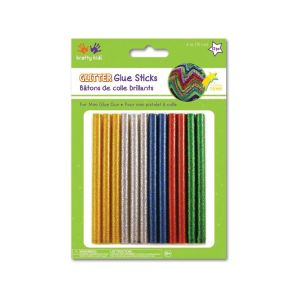 Crafty kids 4" glitter glue sticks - 12/pkg - Cat# 80-480-294