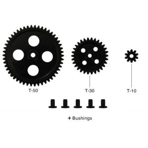 10,30,50 Tooth Gears - 20 of each + bushings - Cat# 803569PACK