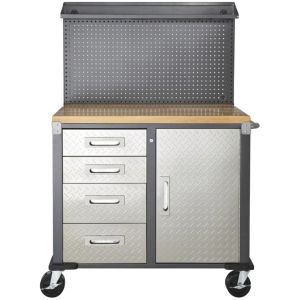 New Kidder Tech Cart with Pegboard - Cat# 83-1107NKT