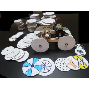 Thick Card Wheels - 25mm - 100/pkg - Cat# 83-1214-00 