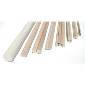 Dowel-Hardwood 13mm (1/2") x 61cm - Cat# 83-2008-02 - 4/pkg