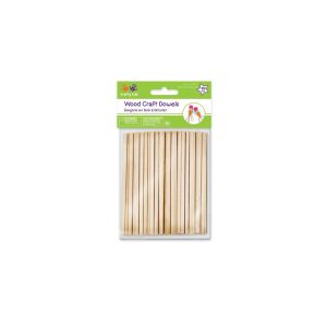 Craftwood 1/8"x4" natural dowel - 100/pkg - Cat# 83-2002018