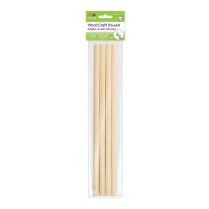 Craftwood 7/16"x12" natural dowel - 4/pkg - Cat# 83-2006716