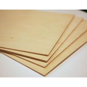 Baltic Birch Sheets - 1/8" X 30" X 12" - 6/pkg - Cat# 83-BP504
