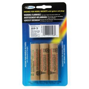 A8-3 Rocket Engines w/Ignitors 3/pkg 99-E6914