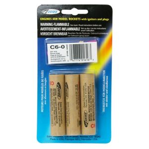 C6-0 Rocket Engines w/Ignitors Cat# 99-6937 3/pkg