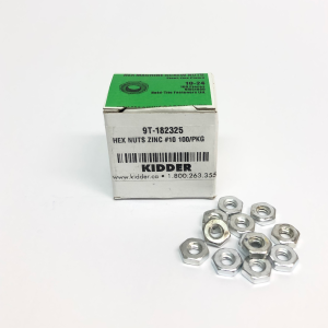 #10 Hex Nut - 100/pkg - Cat# 9T-182325