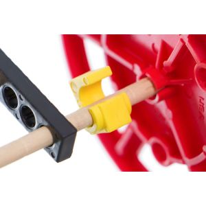 Yellow Stop Clip - 100/pkg - Cat# 9T-182360