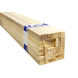 Basswood Strips 10mm x 10mm x 61cm - 100/pkg - Cat# 83-BW1010
